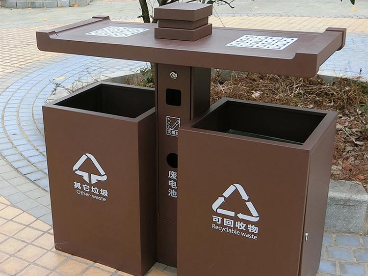 钢制垃圾桶